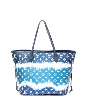 Louis Vuitton ビンテージ 2020 ネヴァーフル MM トートバッグ ブルー - サムネイル2