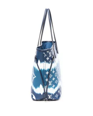 Louis Vuitton ビンテージ 2020 ネヴァーフル MM トートバッグ ブルー - サムネイル4