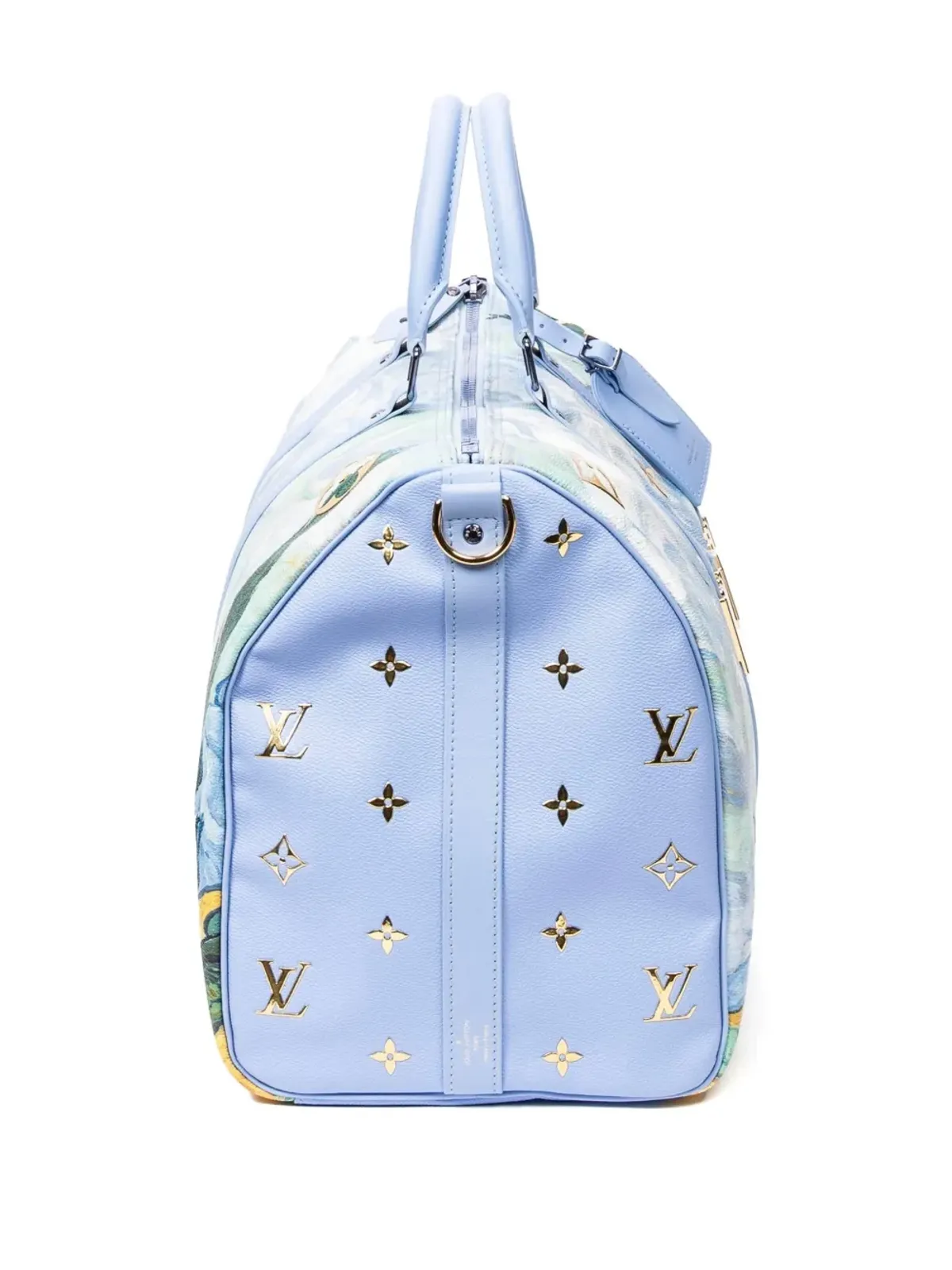 Louis Vuitton ビンテージ ヴァン・ゴッホ キープオール バンドリエール バッグ パープル - 画像5