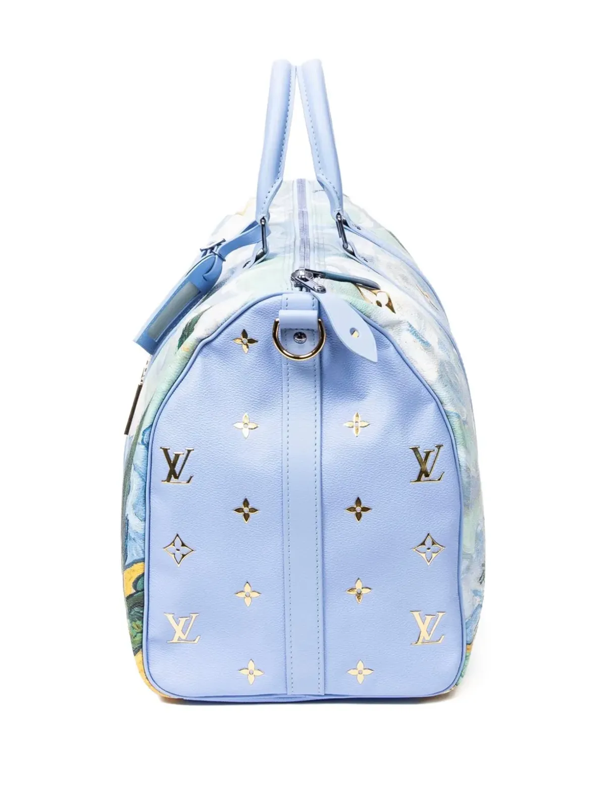 Louis Vuitton ビンテージ ヴァン・ゴッホ キープオール バンドリエール バッグ パープル - 画像2