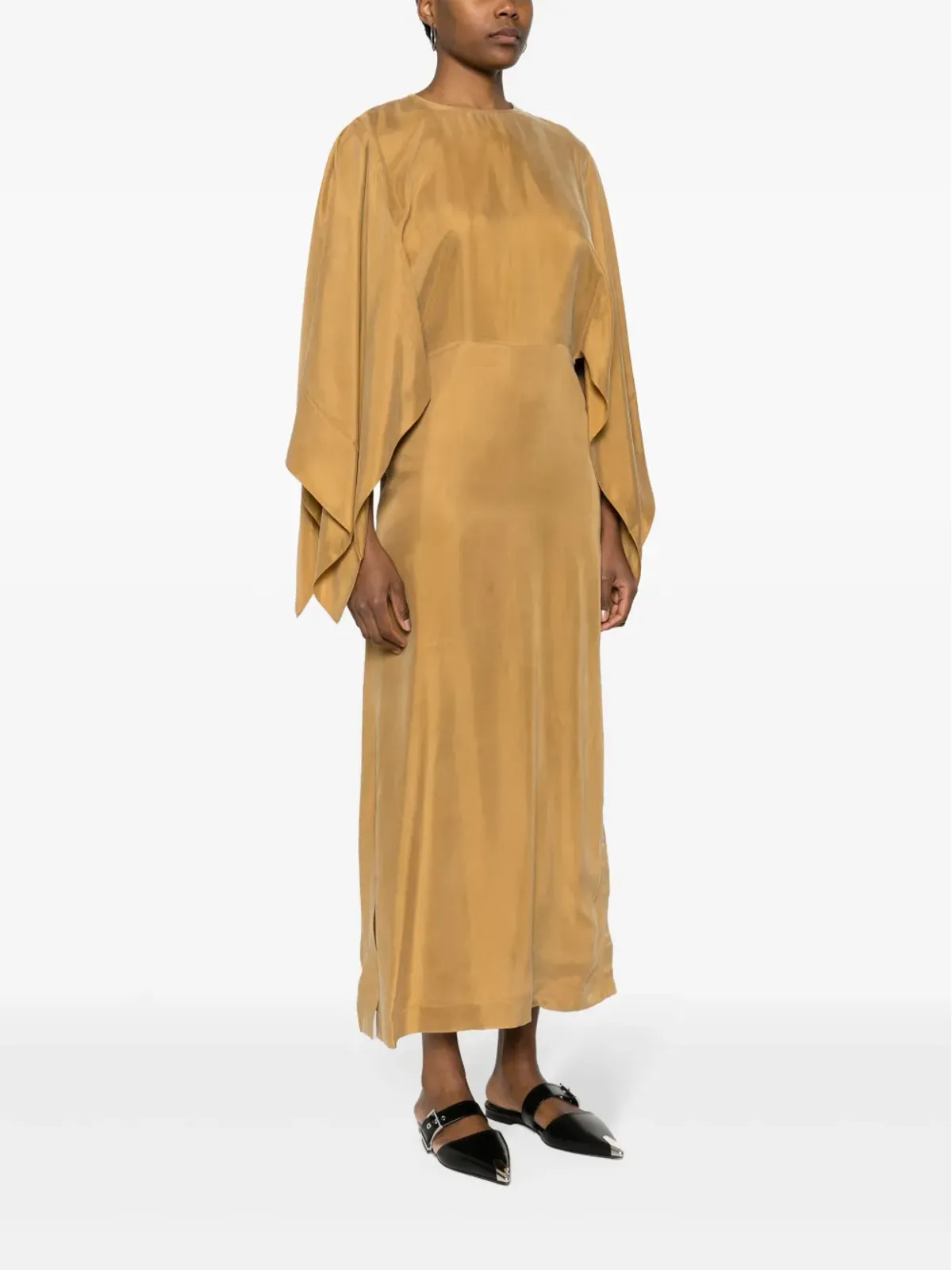Rodebjer Dreana twill maxi dress - Neutrals - 画像3