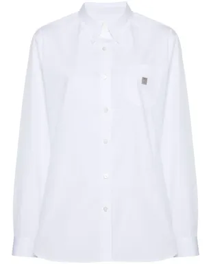 Givenchy 4Gプレート コットンシャツ - ホワイト - サムネイル1