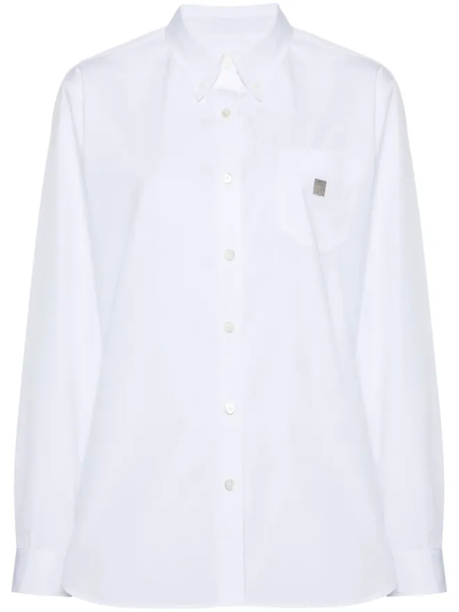 Givenchy Givenchy 4Gプレート コットンシャツ - ホワイトの商品画像