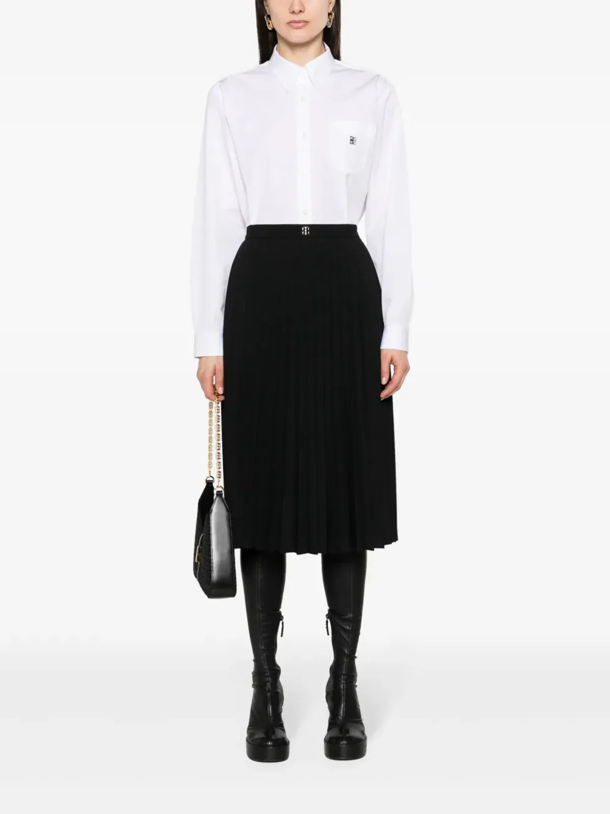 Givenchy 4Gプレート コットンシャツ - ホワイト - 画像2