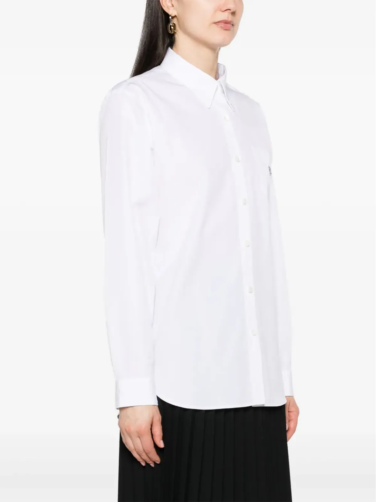 Givenchy 4Gプレート コットンシャツ - ホワイト - 画像3