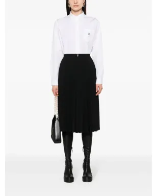 Givenchy 4Gプレート入りプリーツミディスカート - サムネイル2