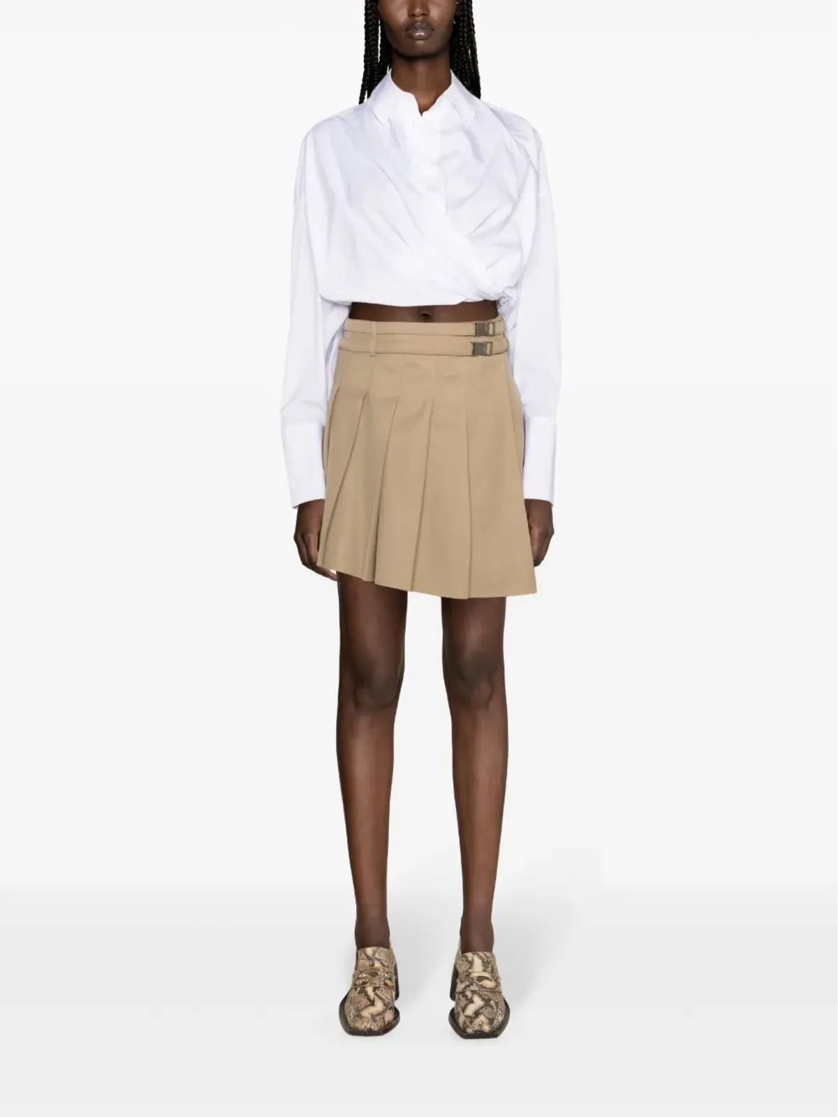 Viktor & Rolf クロップド ラップシャツ - 画像2