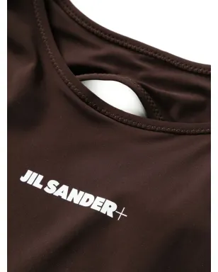 Jil Sander ロゴプリントオープンバック水着 - サムネイル3