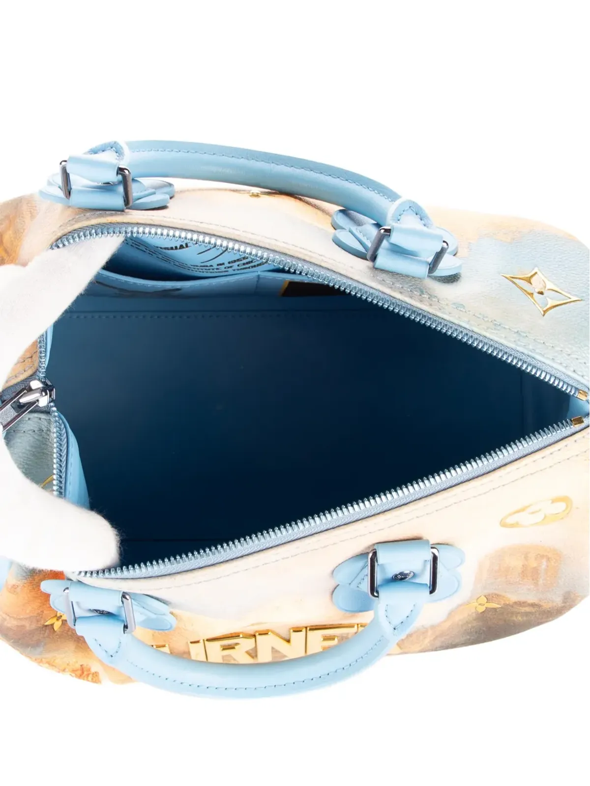 Louis Vuitton ビンテージ リミテッドエディション Jeff Koons Masters Turner Speedy 30 トートバッグ - ニュートラルカラー - 画像5