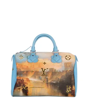 Louis Vuitton ビンテージ リミテッドエディション Jeff Koons Masters Turner Speedy 30 トートバッグ - ニュートラルカラー - サムネイル2