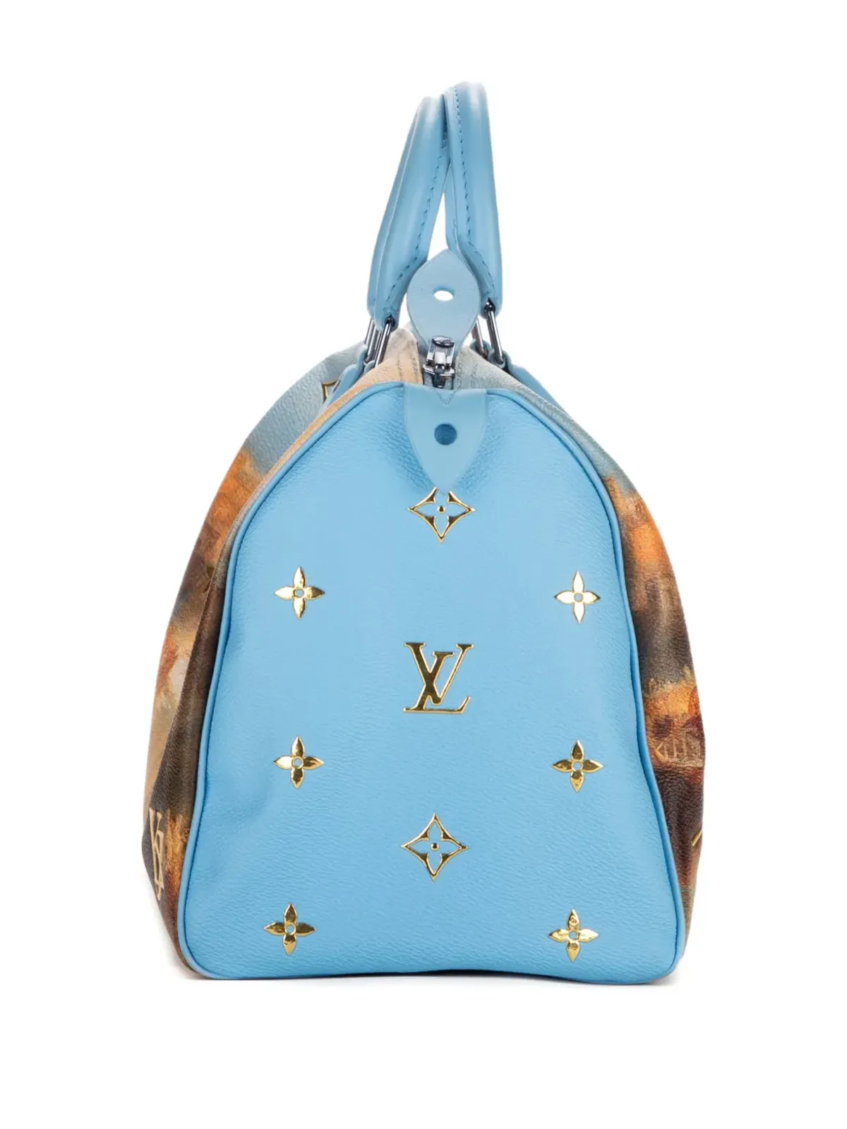 Louis Vuitton ビンテージ リミテッドエディション Jeff Koons Masters Turner Speedy 30 トートバッグ - ニュートラルカラー - 画像4
