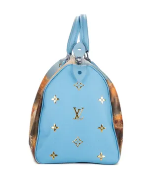 Louis Vuitton ビンテージ リミテッドエディション Jeff Koons Masters Turner Speedy 30 トートバッグ - ニュートラルカラー - サムネイル4