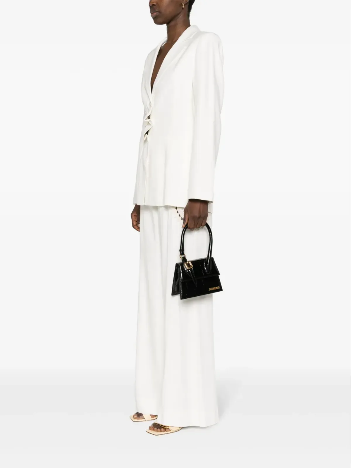 Jacquemus Le Chiquito Moyen Boucle トートバッグ - ブラック - 画像2