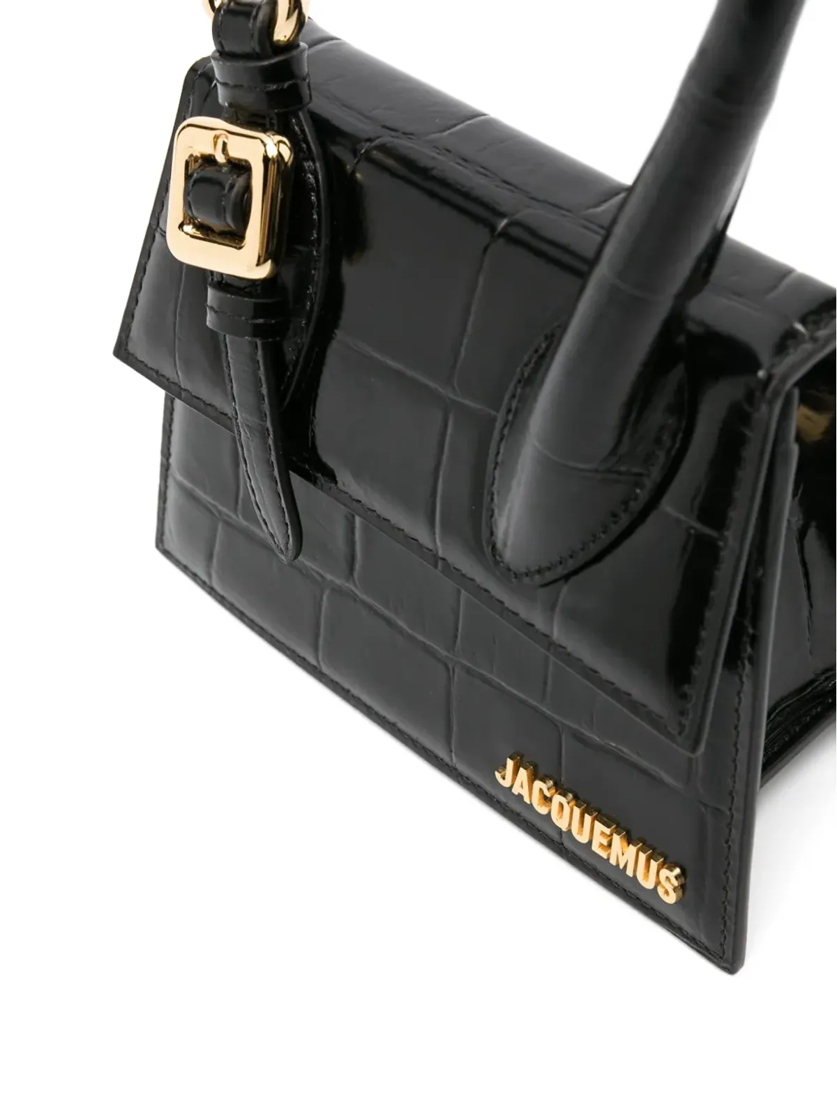 Jacquemus Le Chiquito Moyen Boucle トートバッグ - ブラック - 画像4