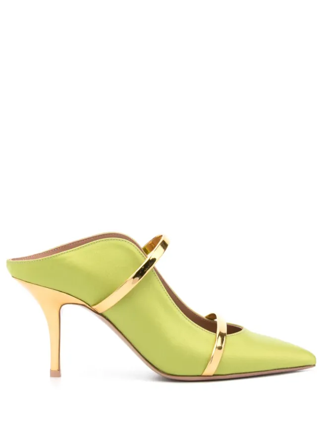 Malone Souliers Malone Souliers Maureen サテンミュール（グリーン）の商品画像