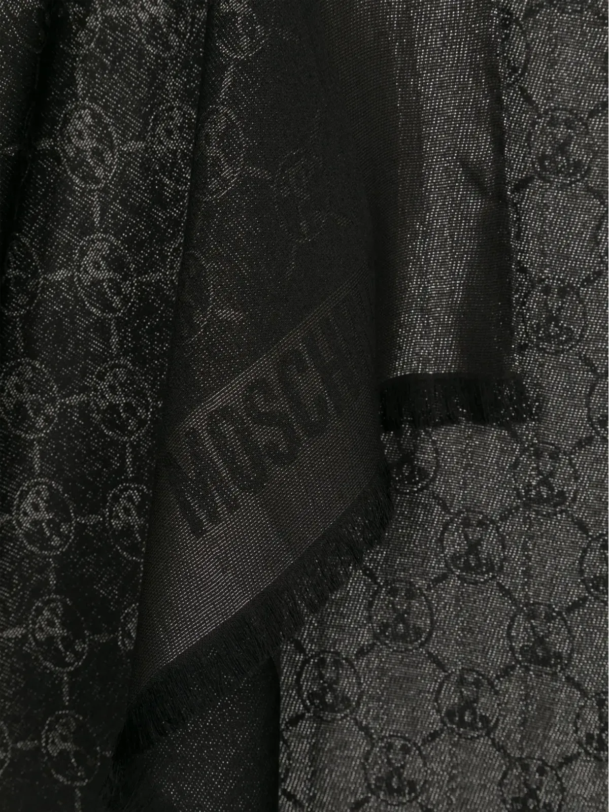 Moschino ラメロゴジャカード スカーフ - 画像2