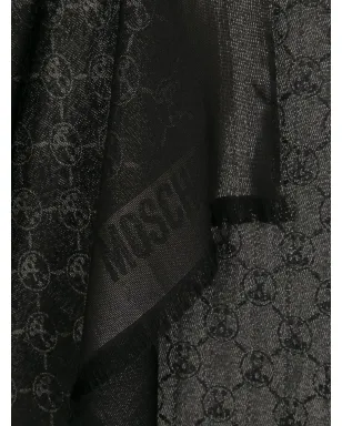 Moschino ラメロゴジャカード スカーフ - サムネイル2