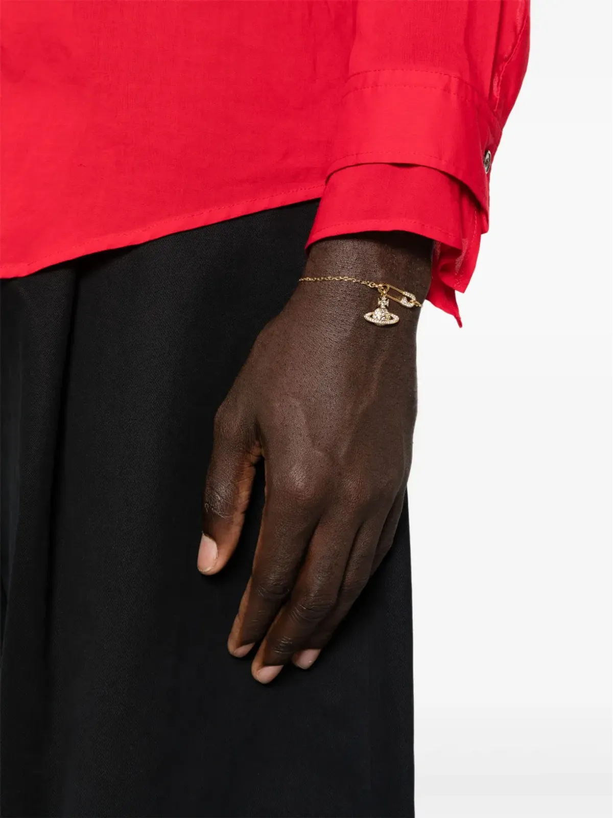 Vivienne Westwood ルクレース・オーブ・プレート ブレスレット ゴールド - 画像2