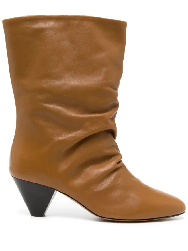 Isabel Marant ISABEL MARANT Reachi レザー ブーツ - ブラウンの商品画像