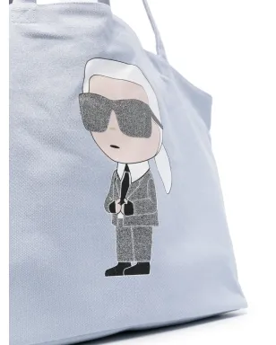 Karl Lagerfeld K/Ikonik 2.0 キャンバス トートバッグ - サムネイル4