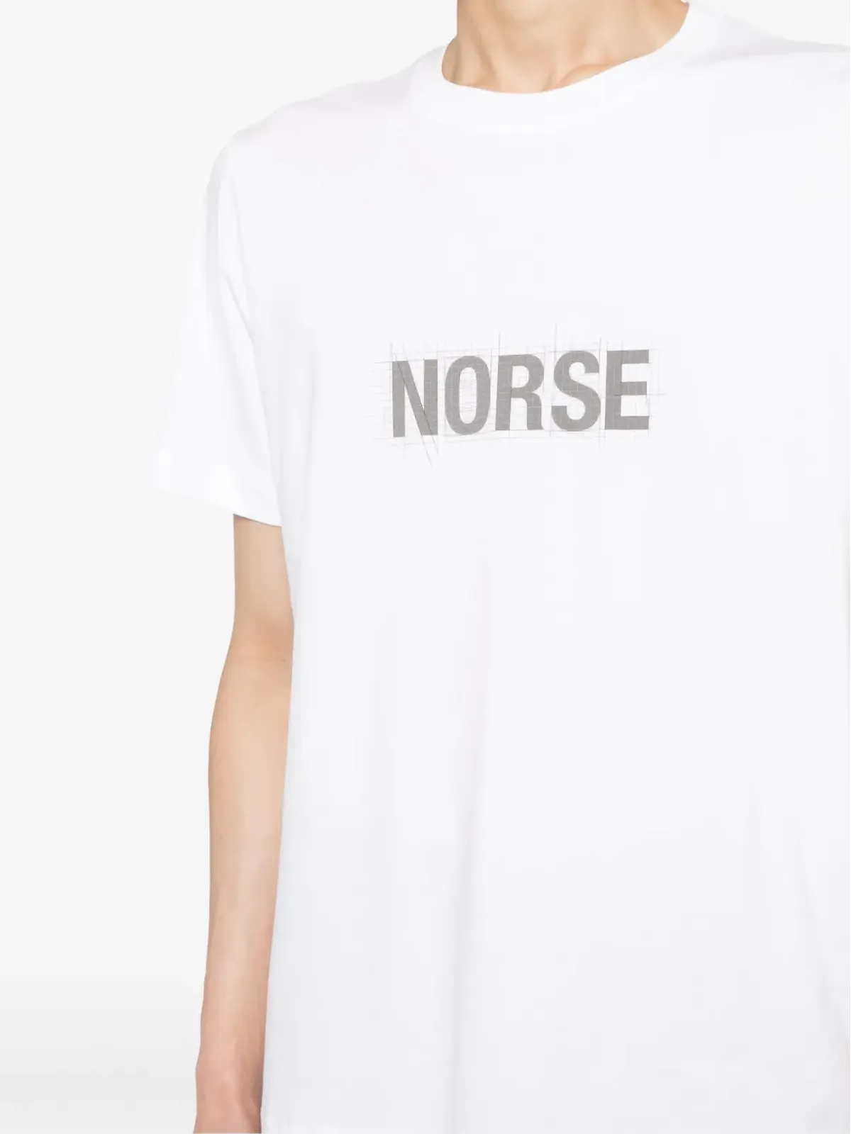 Norse Projects ロゴプリント コットン Tシャツ - 画像5