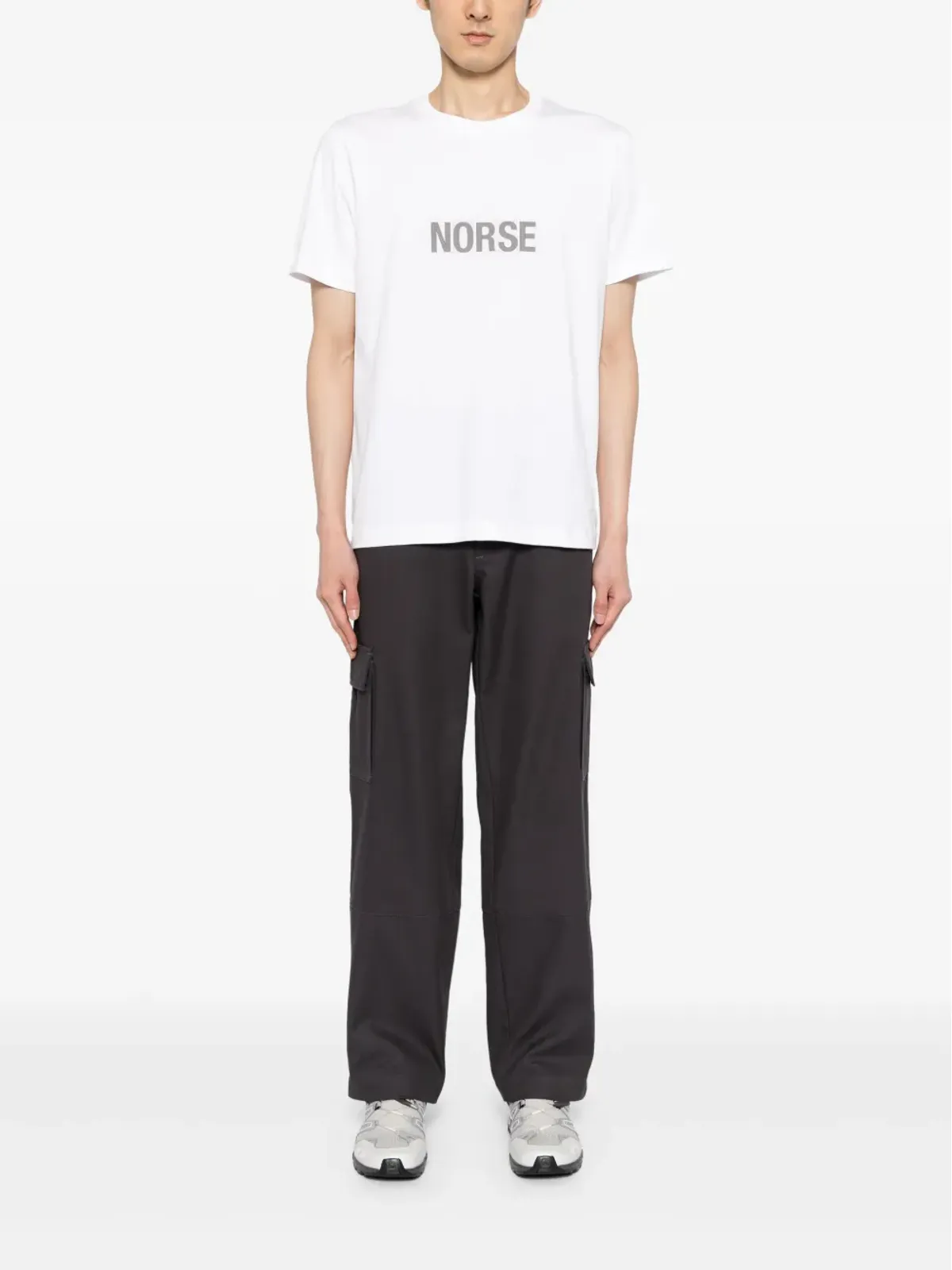Norse Projects ロゴプリント コットン Tシャツ - 画像2