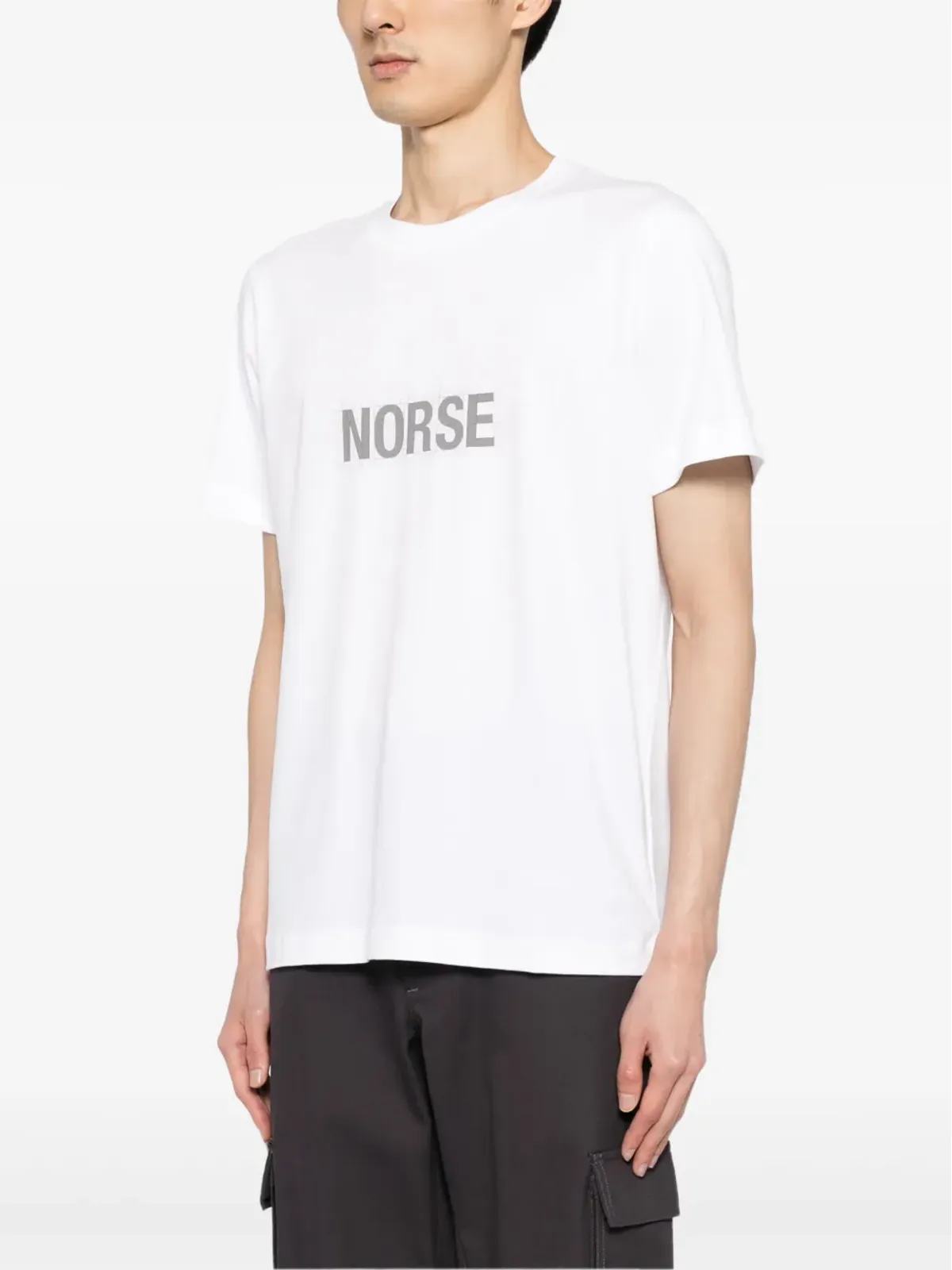 Norse Projects ロゴプリント コットン Tシャツ - 画像3