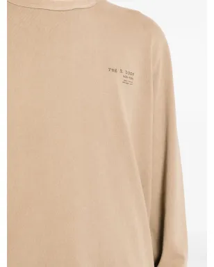 rag & bone ダモン コットン スウェットシャツ ブラウン - サムネイル5