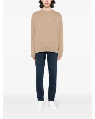 rag & bone ダモン コットン スウェットシャツ ブラウン - サムネイル2