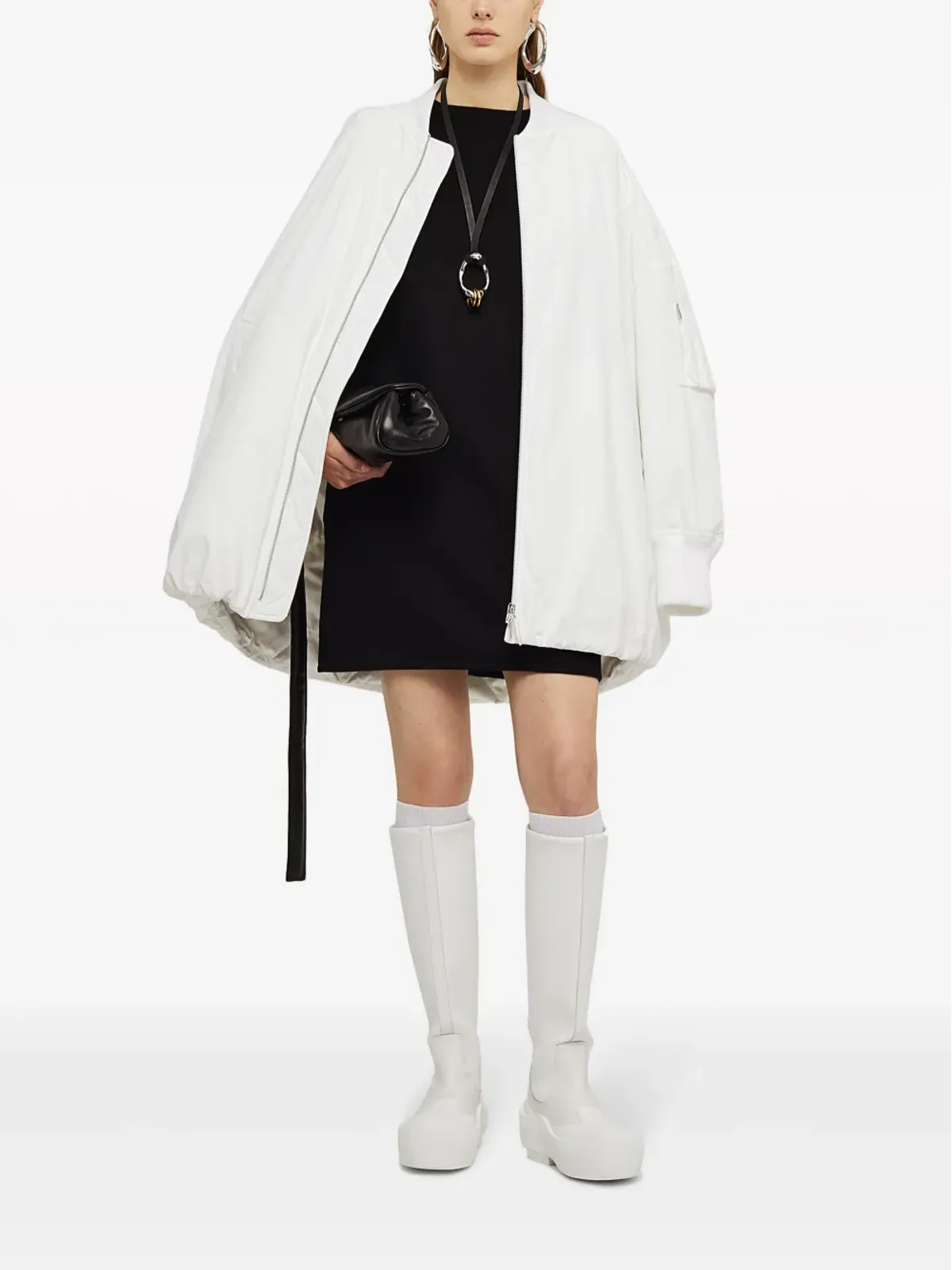 Jil Sander パディッドジップアップジャケット - 画像2