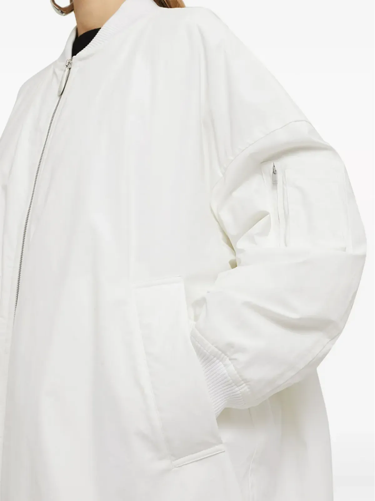 Jil Sander パディッドジップアップジャケット - 画像4