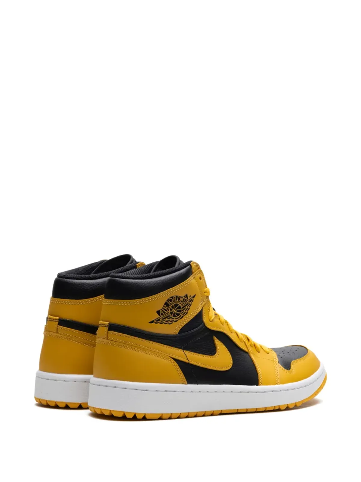 Jordan エア ジョーダン 1 ゴルフ『ポーレン』スニーカー イエロー - 画像3