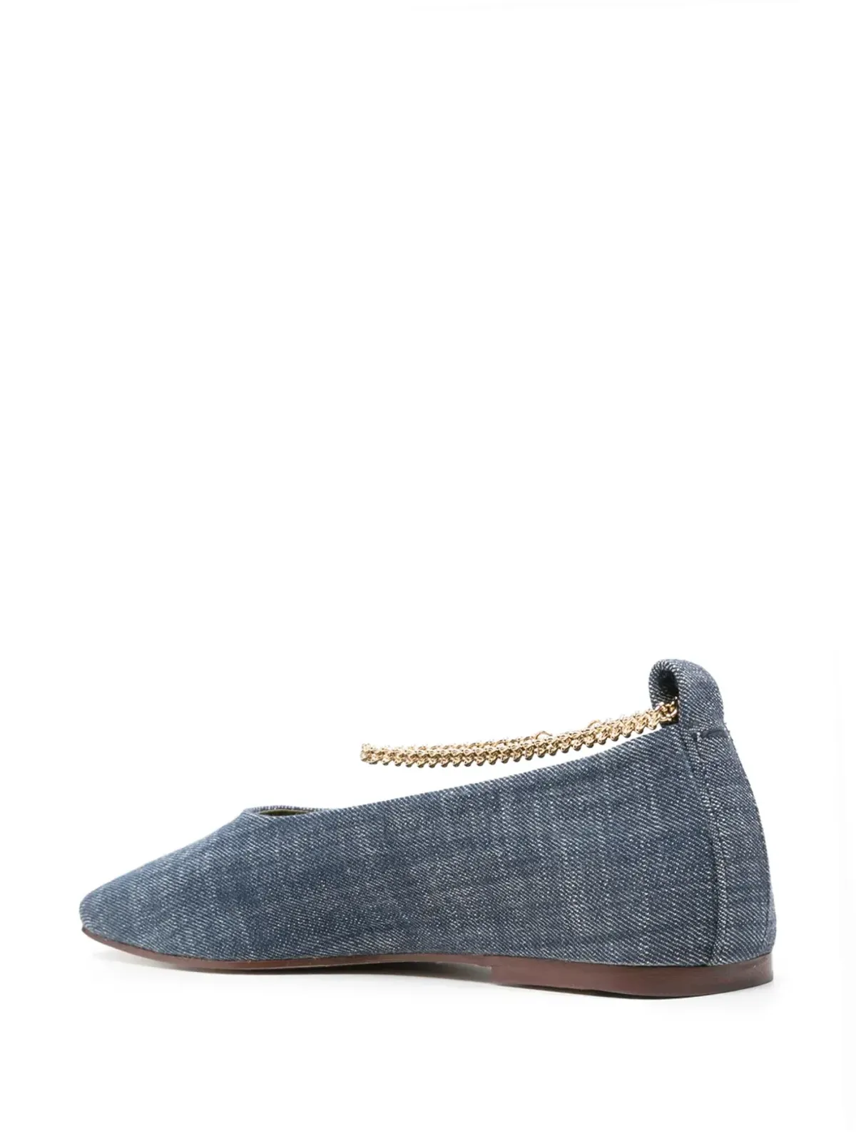MARIA LUCA Augusta denim ballerina shoes - 画像3