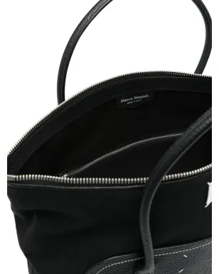 Maison Margiela 大型 5AC レザー バッグ - ブラック - サムネイル5