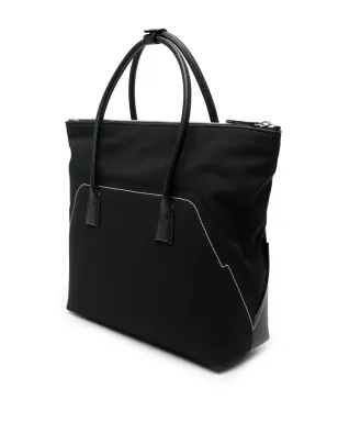 Maison Margiela 大型 5AC レザー バッグ - ブラック - サムネイル3