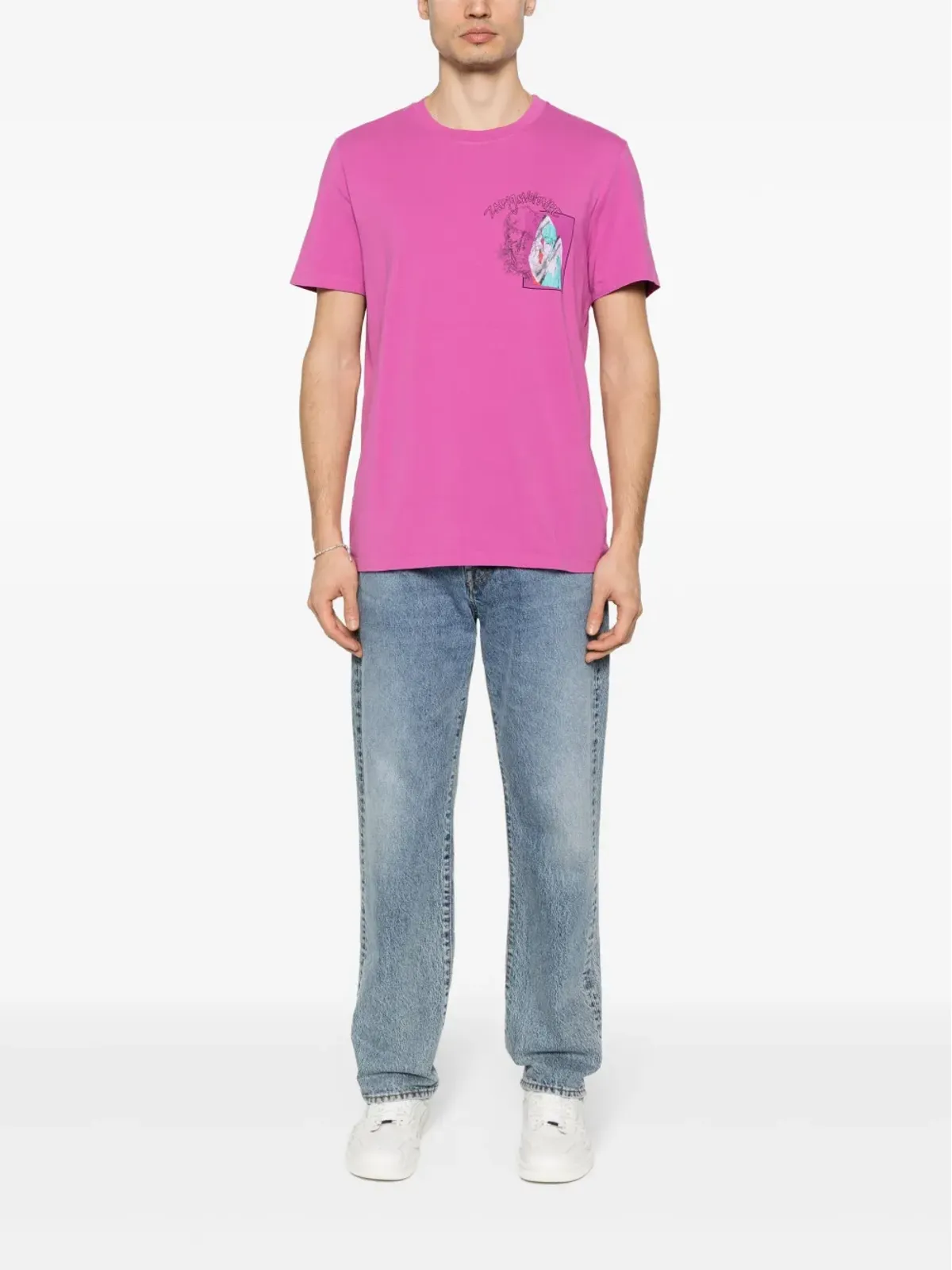 Zadig&Voltaire テッド写真プリントTシャツ ピンク - 画像2