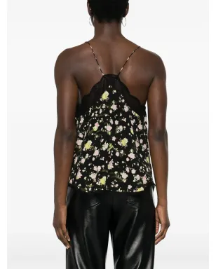 Zadig&Voltaire 花柄プリント クレープトップ - ブラック - サムネイル4