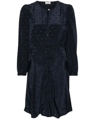 Zadig&Voltaire Rhodri ウィングスジャカード ドレス ブルー - サムネイル1