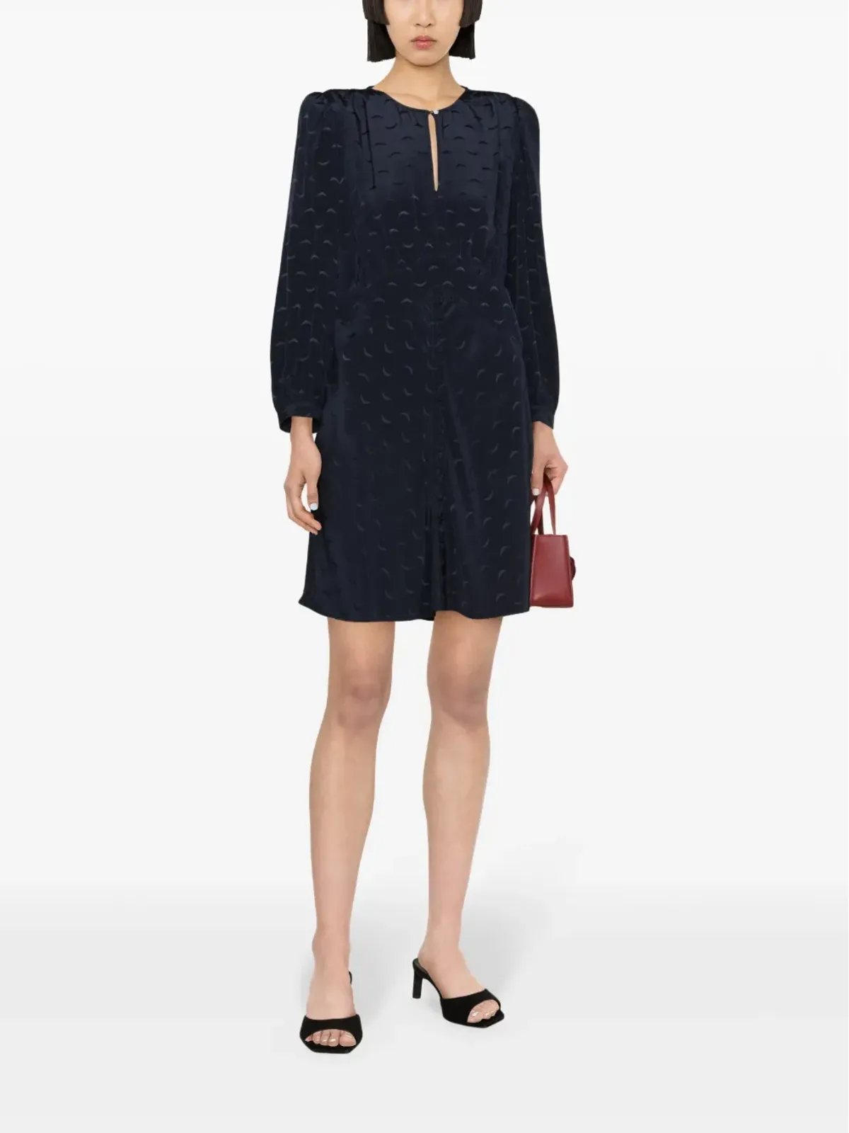 Zadig&Voltaire Rhodri ウィングスジャカード ドレス ブルー - 画像2