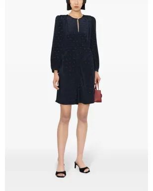 Zadig&Voltaire Rhodri ウィングスジャカード ドレス ブルー - サムネイル2