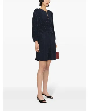 Zadig&Voltaire Rhodri ウィングスジャカード ドレス ブルー - サムネイル3