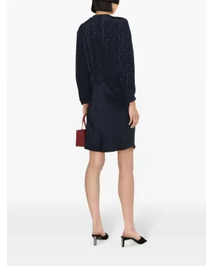 Zadig&Voltaire Rhodri ウィングスジャカード ドレス ブルー - サムネイル4