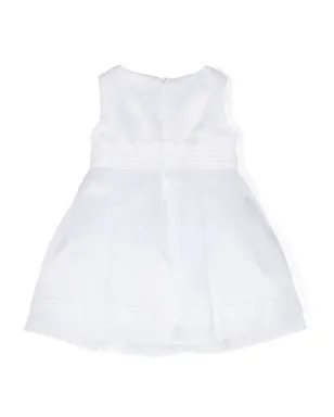 Colorichiari 花柄アップリケ付きレイヤードオーガンザドレス - サムネイル2
