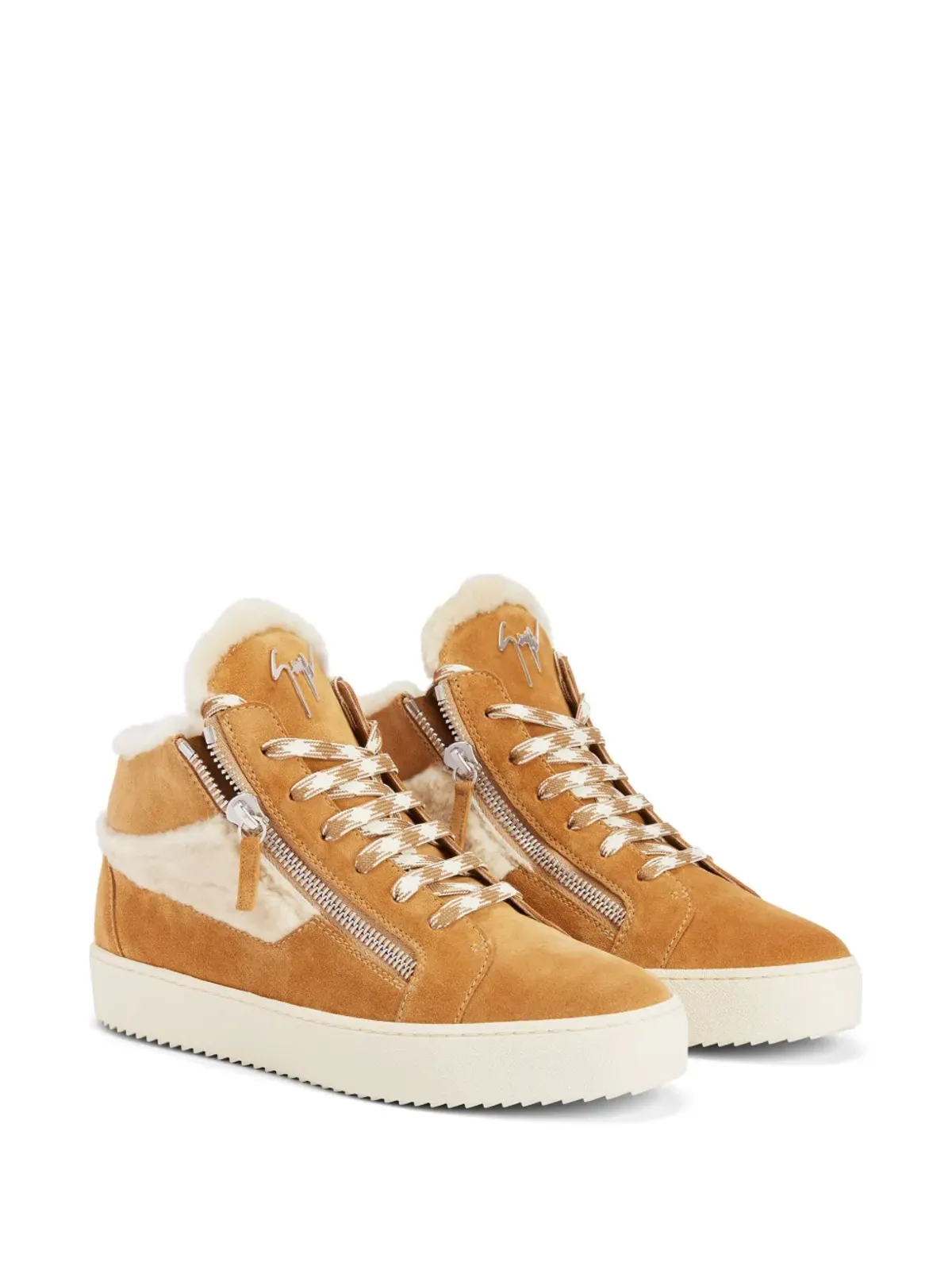 Giuseppe Zanotti Kriss Ice スニーカー ブラウン - 画像2