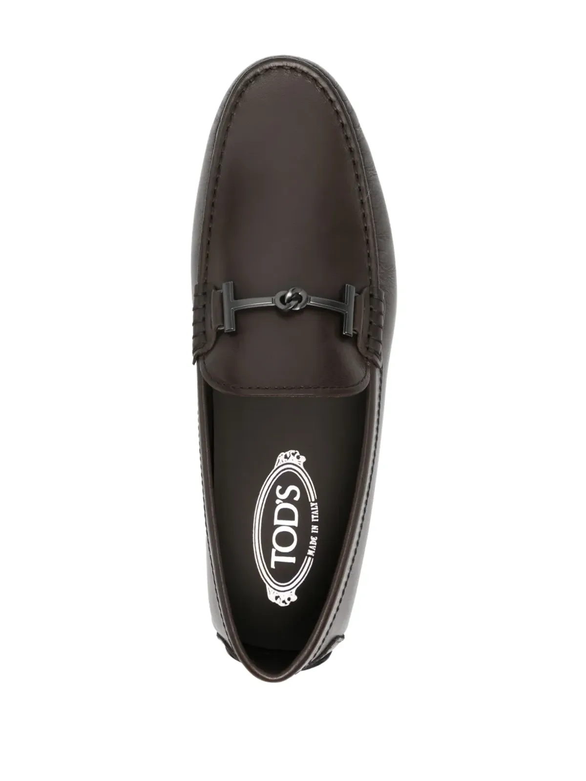 Tod's T Ring City Gommino ローファー ブラウン - 画像4