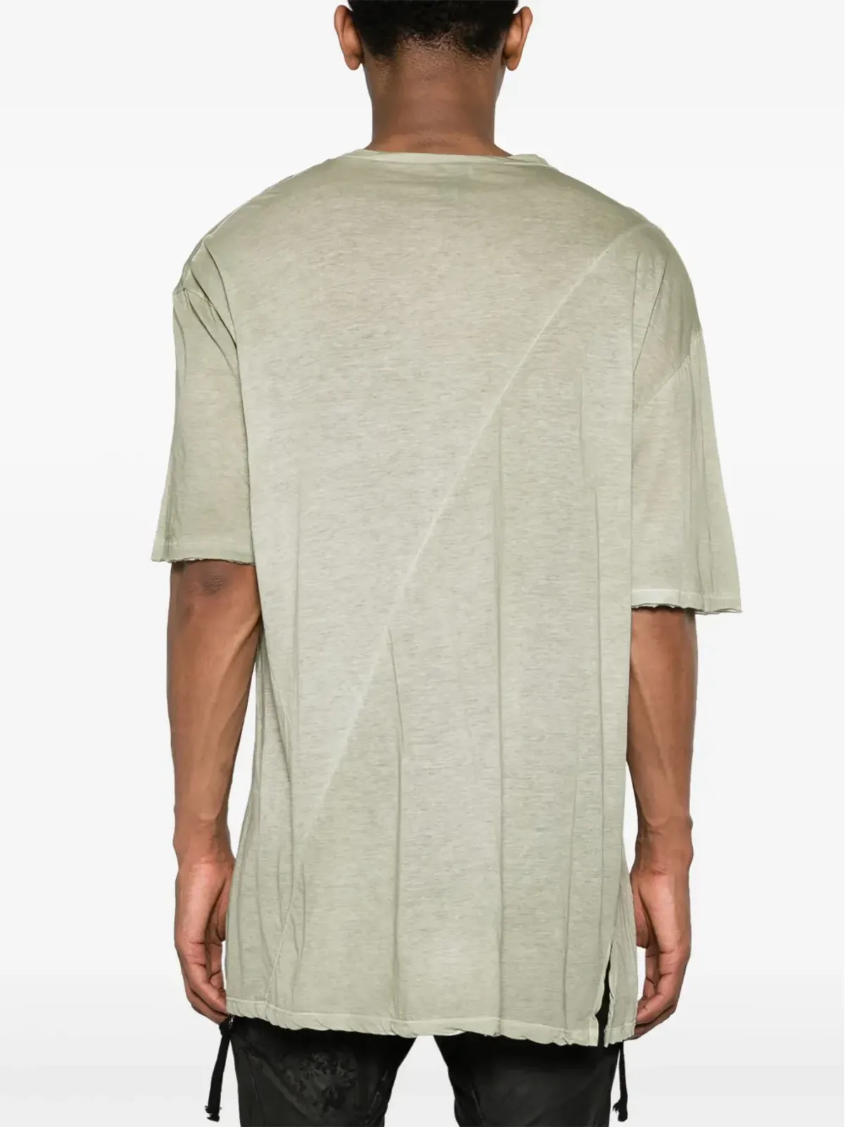 Avant Toi ドロップショルダー メランジ Tシャツ - 画像4