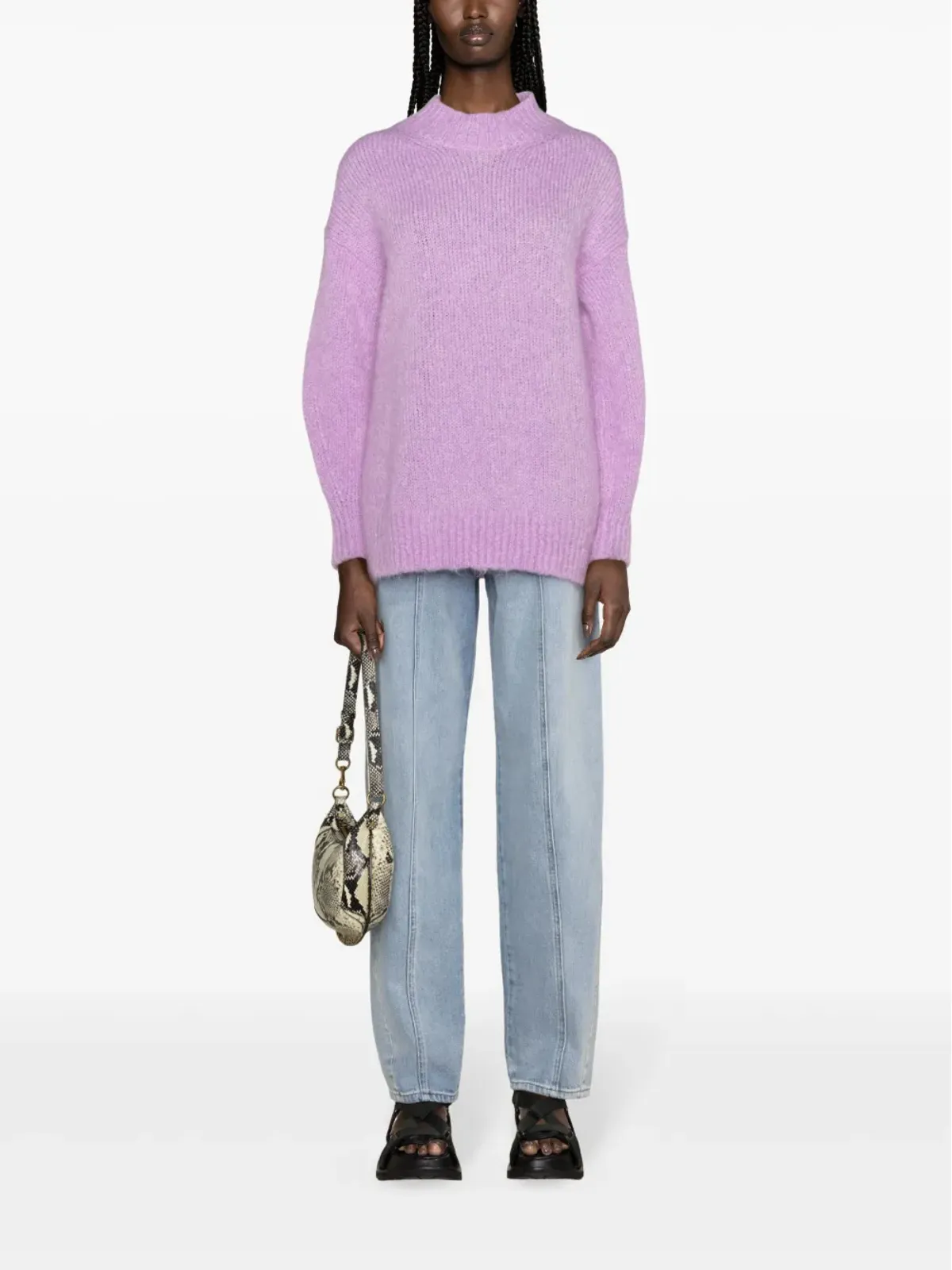 ISABEL MARANT ベタン ワイドレッグジーンズ - 画像2