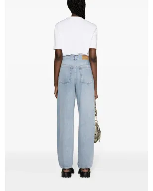 ISABEL MARANT ベタン ワイドレッグジーンズ - サムネイル4