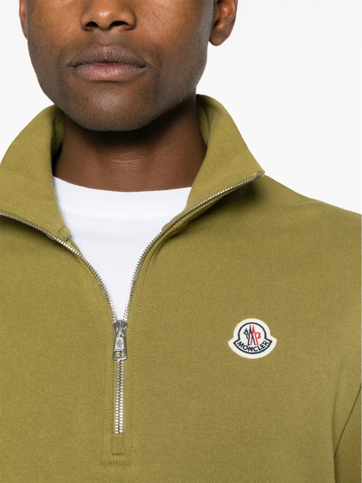 Moncler アップリケロゴ コットン スウェットシャツ - 画像5
