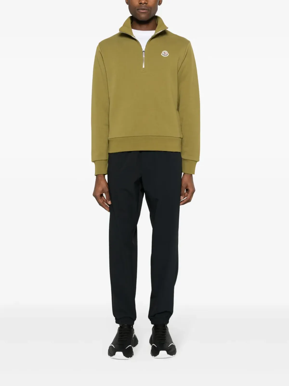 Moncler アップリケロゴ コットン スウェットシャツ - 画像2